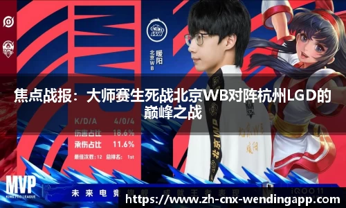 焦点战报：大师赛生死战北京WB对阵杭州LGD的巅峰之战