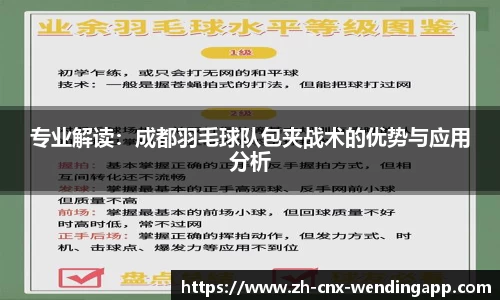 专业解读：成都羽毛球队包夹战术的优势与应用分析